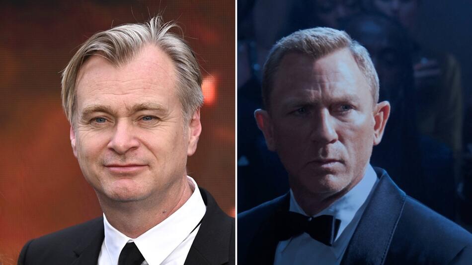 Bannt Christopher Nolan (l.) den Nachfolger von Daniel Craig als James Bond auf Film?