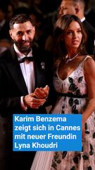 Karim Benzema zeigt sich in Cannes mit neuer Freundin